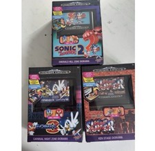SEGA MEGA DRIVE STREET FIGHTER SONIC 2&3 BUNDLE DIORAMA CONSOLE HEROES BRAND NEW