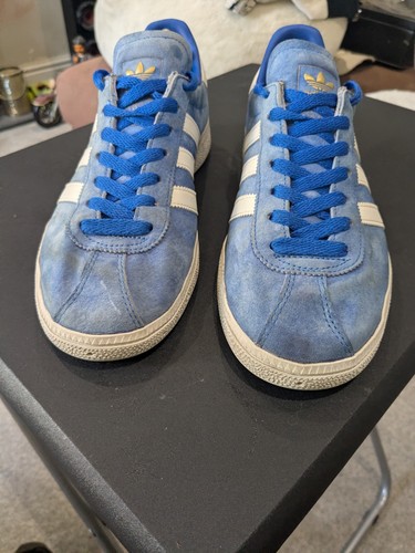 Adidas munchen blue - blue, suede