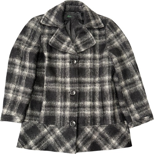 Benetton women plaid wool - plaid,