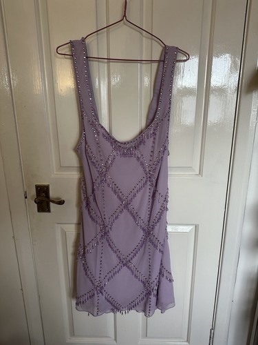Asos design lilac beaded - design,