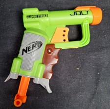 Nerf Zombie Strike Jolt Green Blaster Tested and Working 