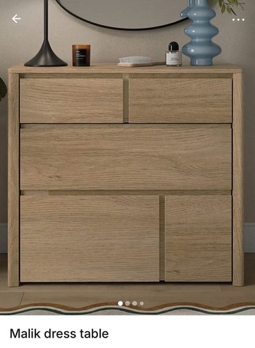 Light oak dressing table - oak,