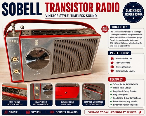 Vintage sobell 3 band - vintage,