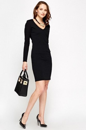 Little black dress sleeved - little,