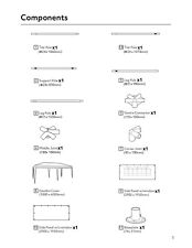 Replacement Spare Parts For HOME 3m x 6m Gazebo 1428.