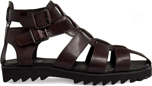 Mens real leather - leather, fisherman