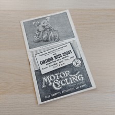 The Cheshire Moto Cross 1954