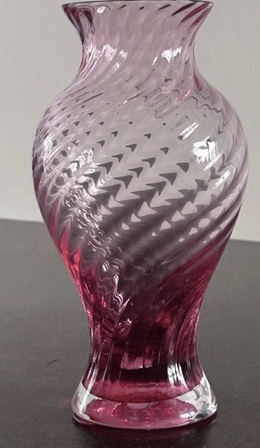 Caithness pink swirl art glass - caithness,