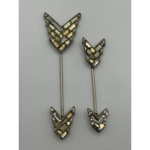 Vintage jabot pins arrow - jabot,