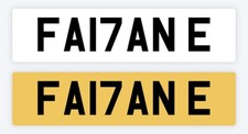 FAIZAN Private number plate