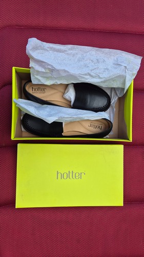 Hotter black leather - , shoes