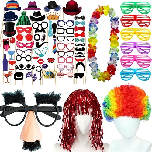 Photo booth props piece set - booth,