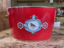 PIP HOME LOVE BIRD COLLECTION PORCELAIN BOWL WITH ROBIN DESIGN CHRISTMAS  
