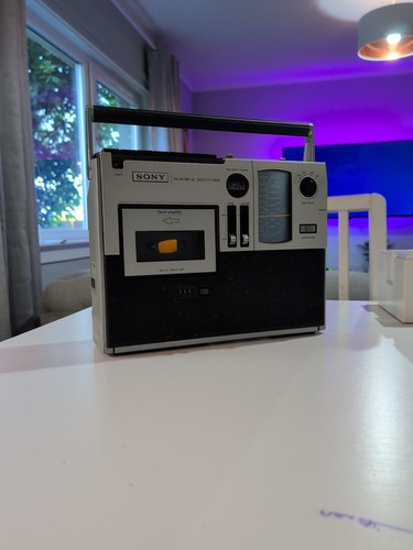 Sony vintage boombox - vintage, cassette