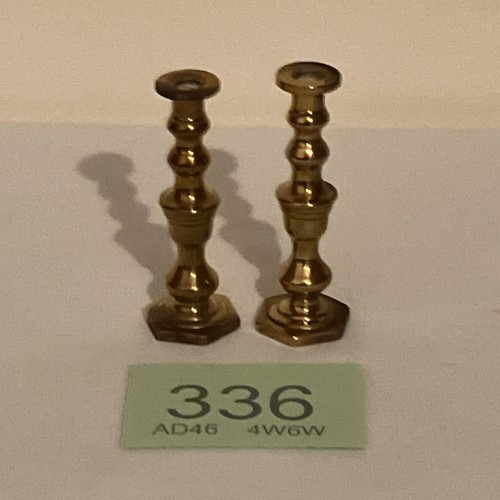 Pair miniature brass - pair,