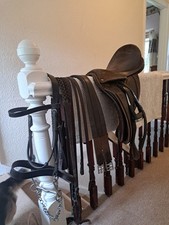 Fylde brown suede Show Saddle