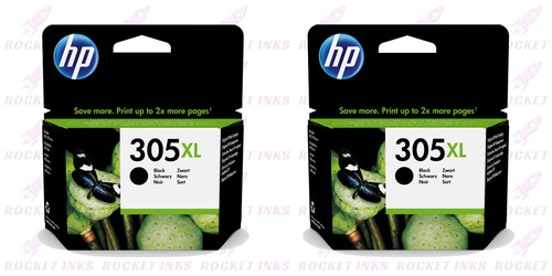 305xl black ink - 2x, hp