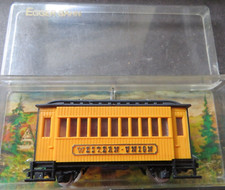 Eggerbahn H0e Passenger Car 'Western-Union' in Original Packaging
