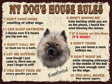 My dog's house rules Keeshond