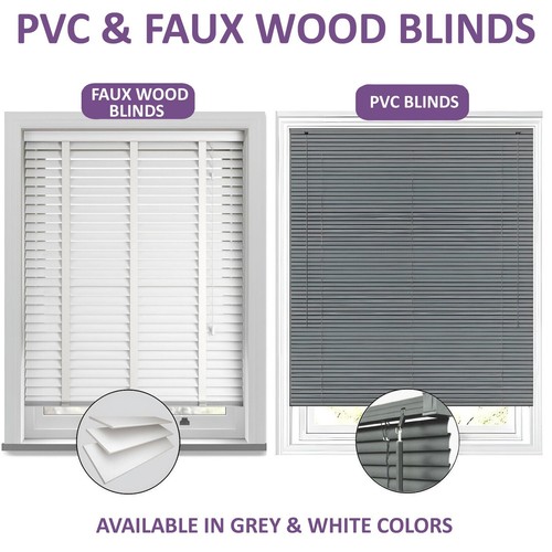 Pvc venetian faux wood - pvc,