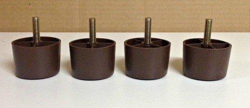Furniture feet plastic - furniture, 1/2"
