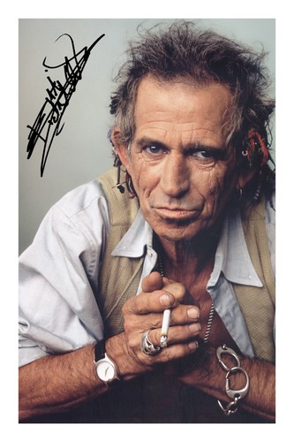 Keith richards signed - keith,