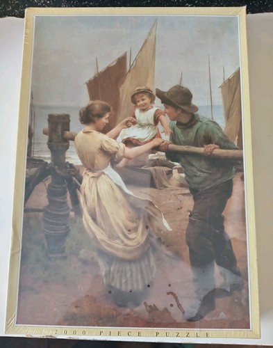 Vintage puzzles fishermans - puzzles,