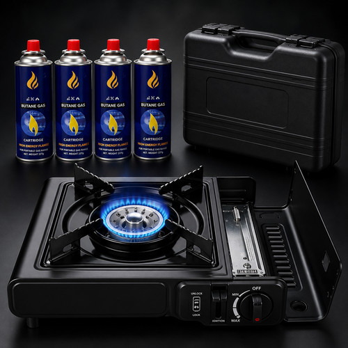 Portable single burner camping - portable,