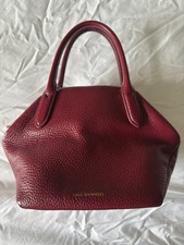 LULU GUINNESS RED/PINK  SMALL LEATHER PEEKABOO VALENTINA BAG RRP £325