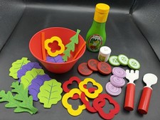 Wooden felt salad bowl - salad,