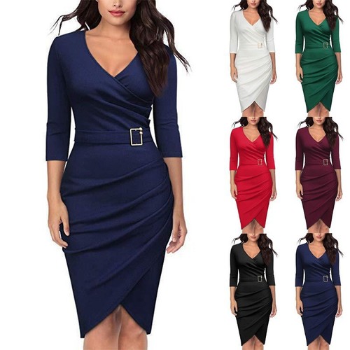Womens ladies neck bodycon - womens,