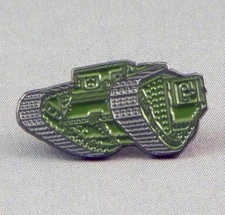 WW1 TANK ENAMEL PIN BADGE -