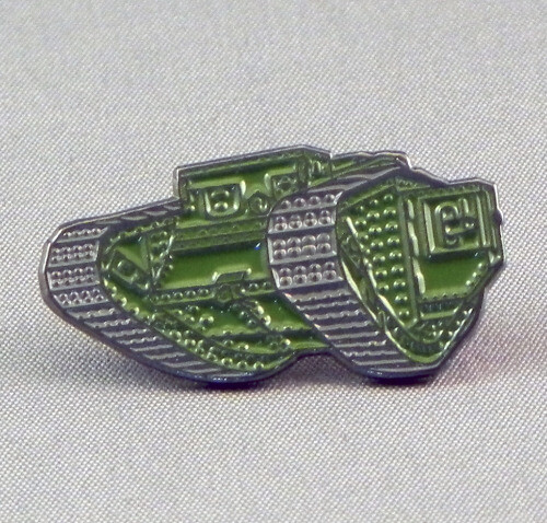 Ww1 tank enamel pin badge - enamel,