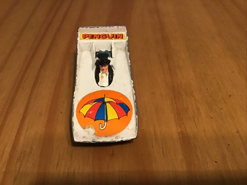 Corgi penguin car with decals - car,