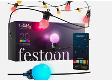 Festoon 20 LED RGB, Light Chain with Bulbs, Multicolor RGB (TWF020STP-BUk)