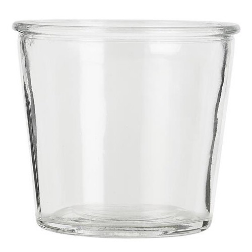 Clear glass flower - glass,