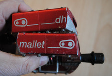 CrankBrothers Mallet DH Clipless Pedals Red xc Enduro downhill DH