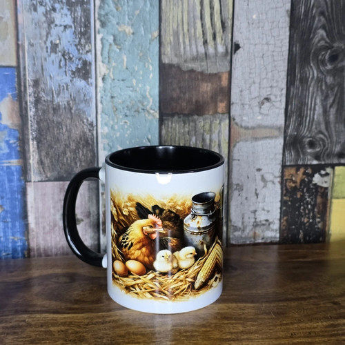 Vintage style country farmyard - vintage,
