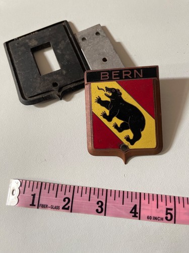 Swiss car badge enamel - swiss,