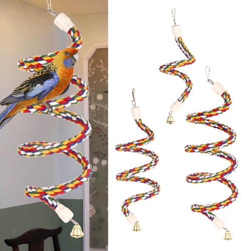 Bendable bird rope - bendable, chew
