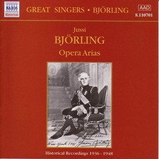 Jussi Bjorling - Opera Arias -  CD 7NVG The Cheap Fast Free Post
