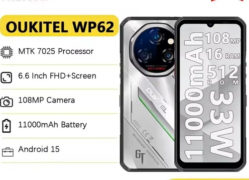 Oukitel wp62 rugged - wp62, 5g