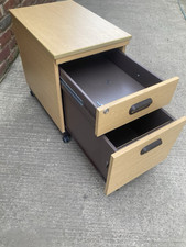 Office / Study Drawers On Wheels Light Oak Colour 24x16x23.5 Inches High 