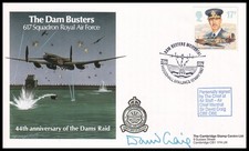 MRAF David Craig CBE OBE Signed DAMBUSTERS 44th Anniversary Cover