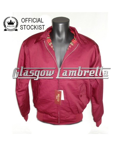 Relco burgundy harrington - relco,