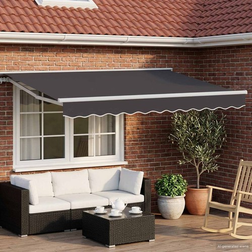 Awning white anthracite - awning, white/anthracite