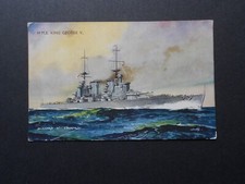 VINTAGE NAVAL POSTCARD- HMS