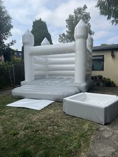White Bouncy Castle - Hire