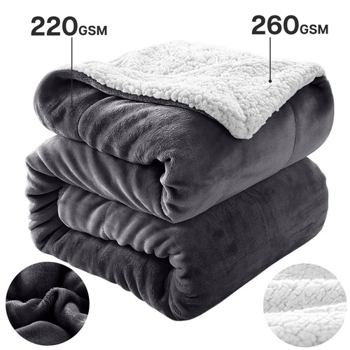 Sherpa fleece blanket - fleece,