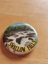 Vintage Souvenir Badge From  Swallow Falls Waterfall In Wales